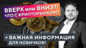 Что с Крипторынком? Вверх или Вниз? + Важная информация по рынку! Обзор Криптовалют - Денис Стукалин