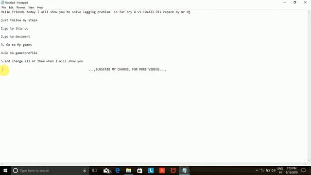 How to solve lagging problem in far cry 4 /lag fix / slow run fix смотреть онлайн