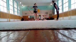 Тренировка по художественной гимнастике. ВЛОГ. Workout in rhythmic gymnastics. Vlogs.
