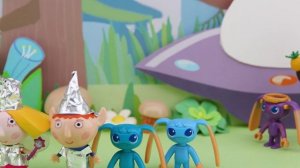 alien games, aliens from planet Bong, Ben and Holly's Little Kingdom