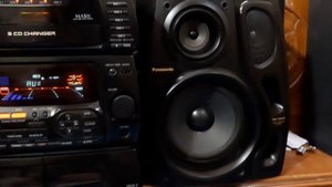 panasonic sa-ch75 cd stereo system