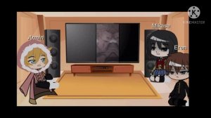 Junior High Aot react to Aot