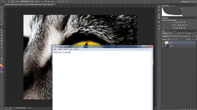 Как изменить цвет глаз в PhotoShop CS6. смотреть онлайн