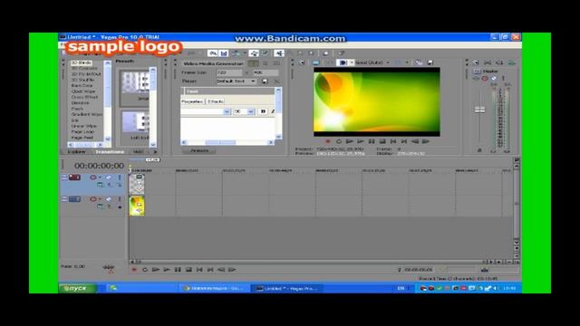 Как сделать собственное интро,заставку в Sony Vegas Pro 10) смотреть онлайн