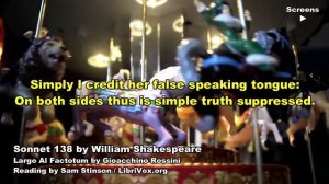 Shakespeare, Sonnet 138, Poem Video