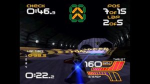 Wipeout XL / 2097 - Challenge II - Gold Medal - Gameplay Walkthrough - PS1 | PSX