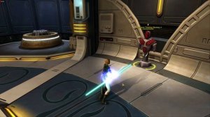 SWTOR. Senya's lightsaber pike vs dual blade.