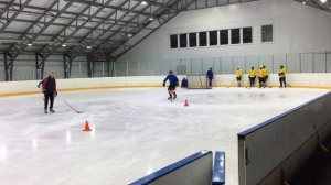 Тренировка - 17.03.2020 - часть 1 из 4 - Перебежка, скрестный шаг, переступы