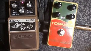 The Boss FRV-1 63 Fender Spring Reverb & Topanga Spring Reverb Pedal By Catalinbread