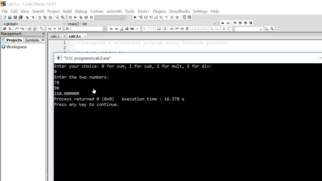 Application of Function Pointers in C