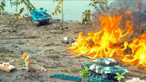 Захватывающее Танковое сражение битва на реке | Танковый бой | World of Tanks|Битва Танков |