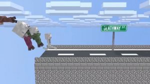 Monster School: ZOMBIE TSUNAMI CHALLENGE - Minecraft Animation