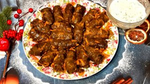 ДОЛМА  С ВИНОГРАДНЫХ ЛИСТЬЕВ. Кулинарный рецепт