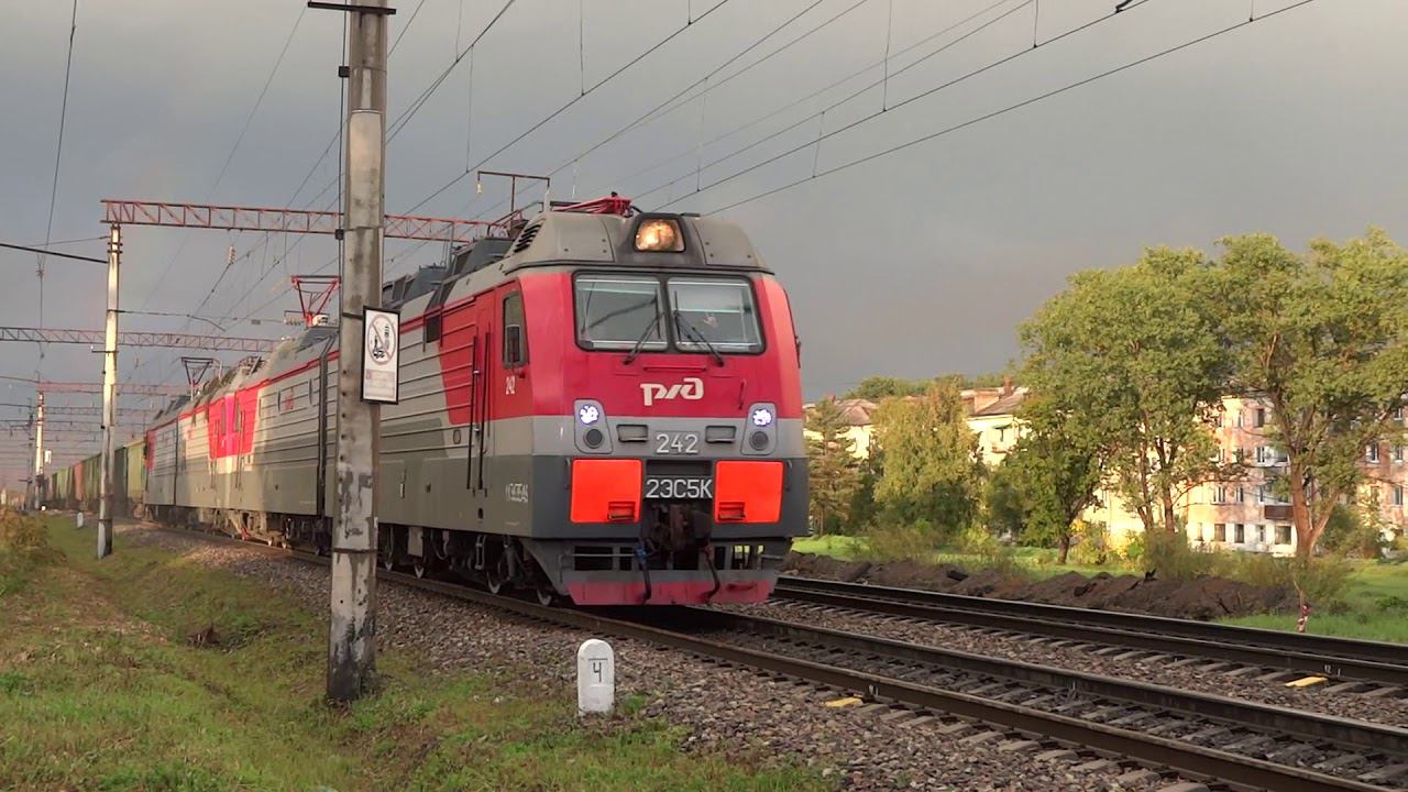 3ЭС5К-818, 2ТЭ10У-0193, 2ЭС5К-242, 2ЭС5К-241 & 3ЭС5К смотреть онлайн