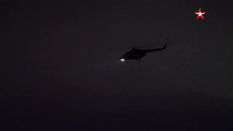 «Аллигаторы» в ночном небе: новые кадры боевого применения Ка-52 в ходе спецоперации на Украине