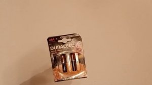 Мизинчиковые батарейки дюрасел