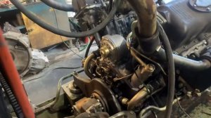 Запуск судового дизеля 3Д12