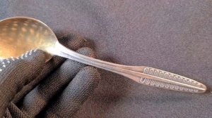 Десертная ложка серебро 875