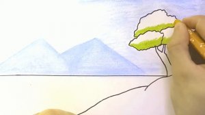 Как нарисовать осень легко/How to draw autumn easily