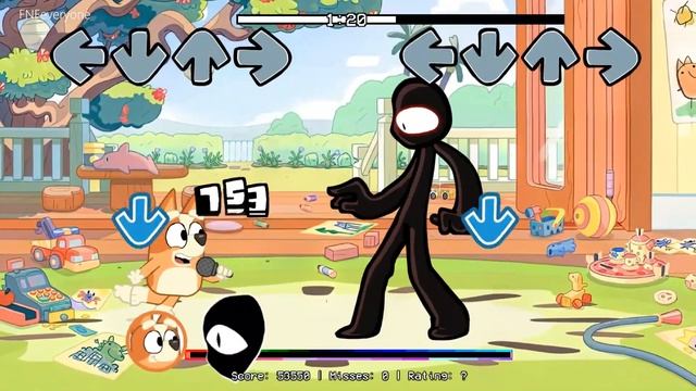 FNF All Doors x Bluey, Bingo & Mackenzie Sings Smile Song - FNF Roblox Doors x Bluey mods Cover смотреть онлайн