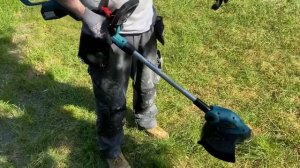 Makita DUR181Z 18v Cordless String Trimmer - Unboxing, Demo, and Review
