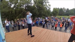 Зарядка для детского оздоровительного лагеря Дзержинец