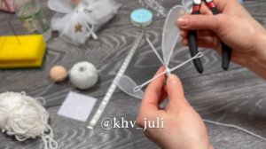 Фея своими руками из шерсти и проволоки/JiJi вязание