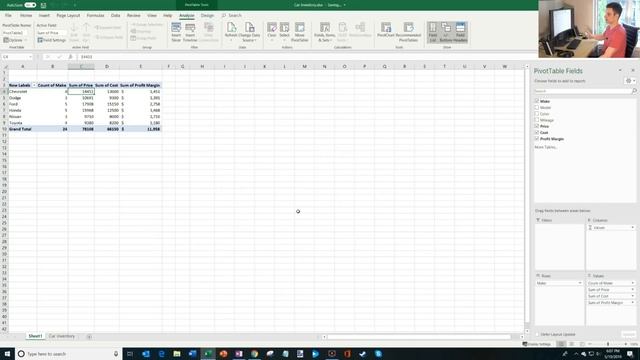 Pivot Table Excel Tutorial