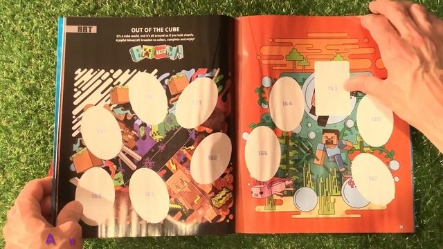 Panini Minecraft Treasure Sticker Album ( Review ) смотреть онлайн