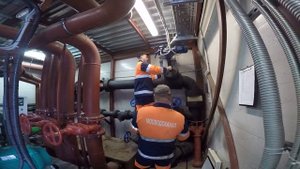 Опломбирование противопожарной задвижки