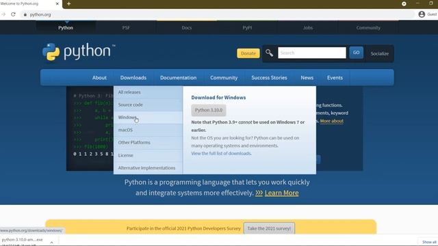 HOW TO INSTALL PYTHON ON WINDOWS 10,11,7 .Fast Guide to install latest version of Python.