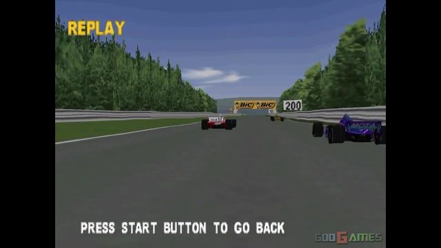 Monaco Grand Prix  Racing Simulation 2 - Gameplay PSX (PS One) HD 720P (Playstation classics)