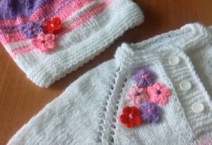 Цветочки "Фиалки" крючком.