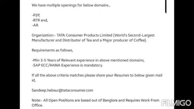 Daily job updates || Java || SAP || Phyton || .net || Testing || Devops
