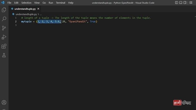 Length Of Tuple Python | Lecture 36 | Python for Beginners