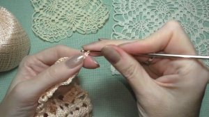 Квадратный мотив _Ажурный ананас_ #29 7 - 9 ряд.