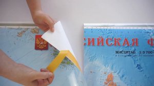 Как склеить большую карту 230х150 см в тубусе? Показываем на примере карты от #геодом #картамира