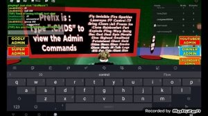 режим free admin в Roblox