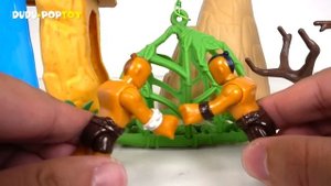Pororo! Let's defeat dinosaurs and find treasure with Robo Alive Lizard brothers! - DuDuPopTOY