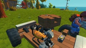 ? ЧИТЕРСКИЙ ДВИГАТЕЛЬ для ВЫЖИВАНИЯ ? ПОСТРОЙКИ в Scrap Mechanic ? СКРАП МЕХАНИК ?