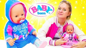 Игры в куклы Беби Борн - пупсики празднуют новоселье! Видео для детей про дочки матери и игрушки