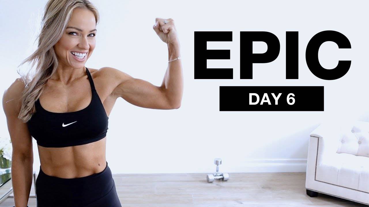 Caroline Girvan - DAY 6 of EPIC _ Dumbbell Arms and Abs Workout 40 Minute