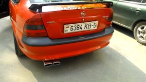 Звук спортивного глушителя BUZZER на OPEL VECTRA B