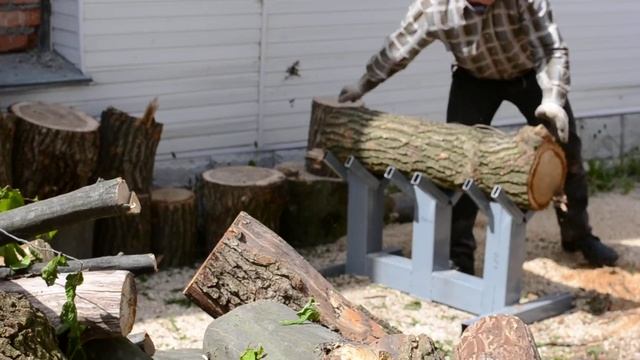 Козлы для резки дров от Валентина смотреть онлайн