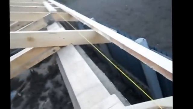 ?? ? ?Обрешётка под металлочерепицу.