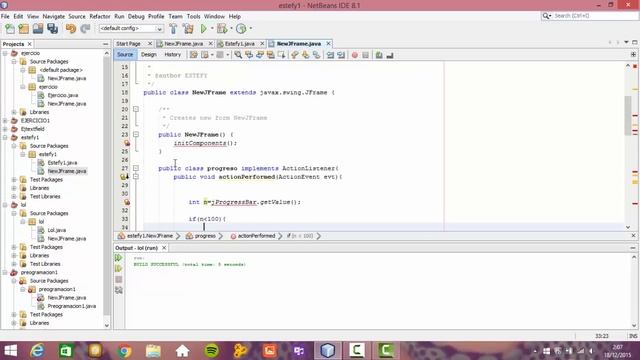 Netbeans Progress Bar evento Tipan Estefania смотреть онлайн