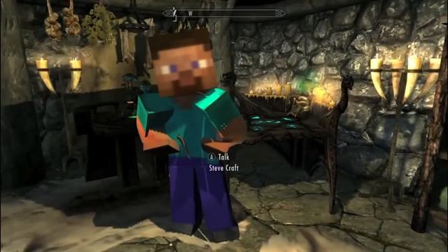 Mods Of Skyrim: 'Minerfriends - Minecraft' смотреть онлайн