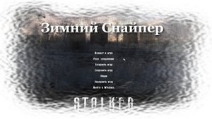 СТАЛКЕР - Зимний Снайпер - Winter Sniper