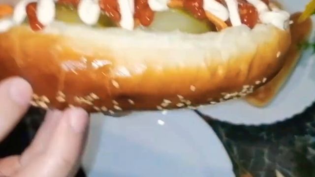 Как Приготовить Вкусный Хот - Дог В Домашних Условиях??Быстро Просто ? И Очень Вкусно ?