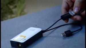 PHILIPS PPX2340 F7 PICOPIX POCKET PROJECTOR  WHITE BLACK